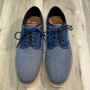Steve Madden 9.5 P-Lain Denim Blue Oxfords